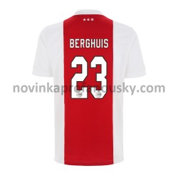 AFC Ajax Dres Steven Berghuis 23 Domácí Fotbalové Dresy pro Muže 2021-2022