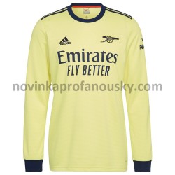 Arsenal Dres Venkovní Fotbalové Dresy pro Muže 2021-2022 Dlouhý Rukáv