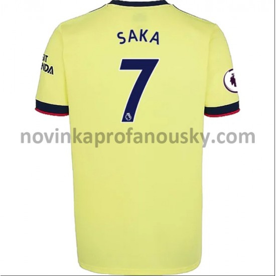 Arsenal Dres Bukayo Saka 7 Venkovní Fotbalové Dresy pro Muže 2021-2022