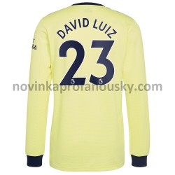 Arsenal Dres David Luiz 23 Venkovní Fotbalové Dresy pro Muže 2021-2022 Dlouhý Rukáv