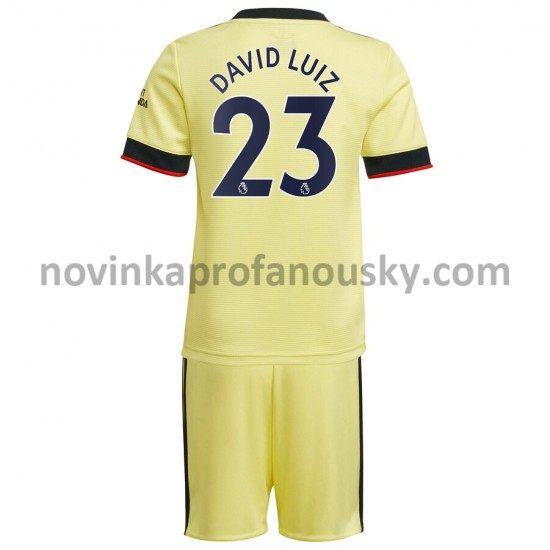 Arsenal Dres David Luiz 23 Venkovní Fotbalové Dresy pro Děti 2021-2022