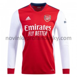 Arsenal Dres Domácí Fotbalové Dresy pro Muže 2021-2022 Dlouhý Rukáv