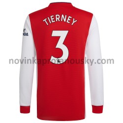 Arsenal Dres Kieran Tierney 3 Domácí Fotbalové Dresy pro Muže 2021-2022 Dlouhý Rukáv