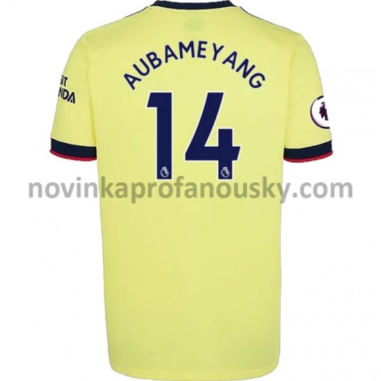 Arsenal Dres Pierre-Emerick Aubameyang 14 Venkovní Fotbalové Dresy pro Muže 2021-2022