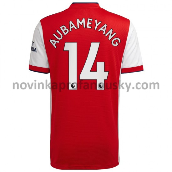 Arsenal Dres Pierre-Emerick Aubameyang 14 Domácí Fotbalové Dresy pro Muže 2021-2022