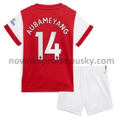Arsenal Dres Pierre-Emerick Aubameyang 14 Domácí Fotbalové Dresy pro Děti 2021-2022