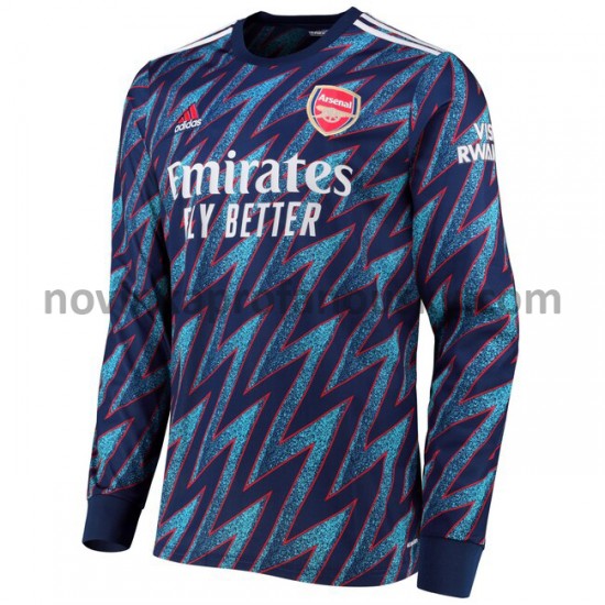Arsenal Dres Alternativní Fotbalové Dresy pro Muže 2021-2022 Dlouhý Rukáv