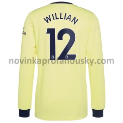 Arsenal Dres Willian 12 Venkovní Fotbalové Dresy pro Muže 2021-2022 Dlouhý Rukáv