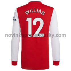Arsenal Dres Willian 12 Domácí Fotbalové Dresy pro Muže 2021-2022 Dlouhý Rukáv
