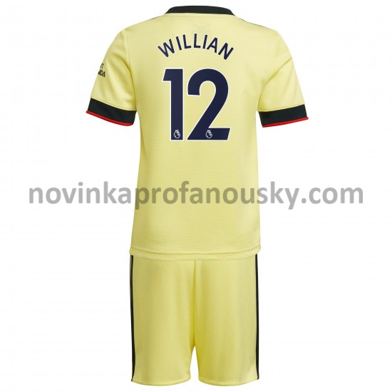 Arsenal Dres Willian 12 Venkovní Fotbalové Dresy pro Děti 2021-2022