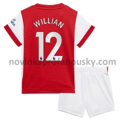 Arsenal Dres Willian 12 Domácí Fotbalové Dresy pro Děti 2021-2022