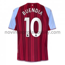 Aston Villa Dres Emiliano Buendia 10 Domácí Fotbalové Dresy pro Muže 2021-2022