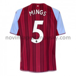 Aston Villa Dres Tyrone Mings 5 Domácí Fotbalové Dresy pro Muže 2021-2022
