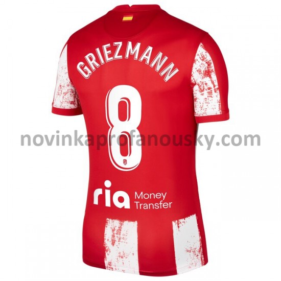 Atlético Madrid Dres Antoine Griezmann 8 Domácí Fotbalové Dresy pro Muže 2021-2022