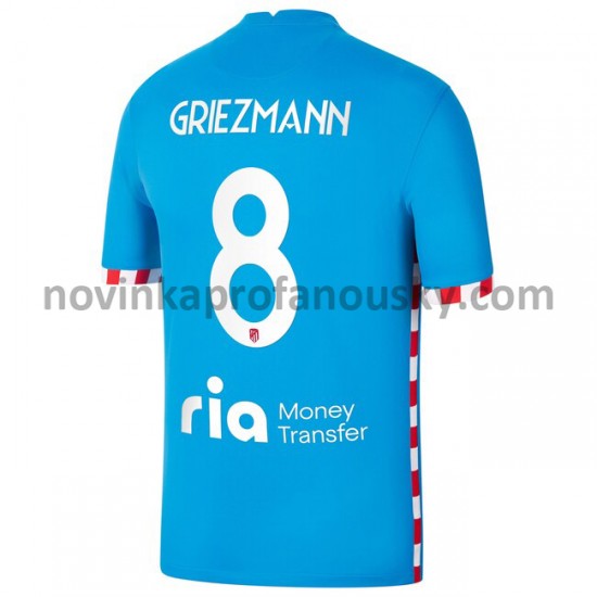 Atlético Madrid Dres Antoine Griezmann 8 Alternativní Fotbalové Dresy pro Muže 2021-2022