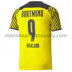 Borussia Dortmund Dres Erling Haaland 9 Domácí Fotbalové Dresy pro Muže 2021-2022