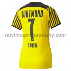 Borussia Dortmund Dres Jadon Sancho 7 Domácí Fotbalové Dresy pro Ženy 2021-2022