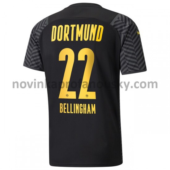 Borussia Dortmund Dres Jude Bellingham 22 Venkovní Fotbalové Dresy pro Muže 2021-2022