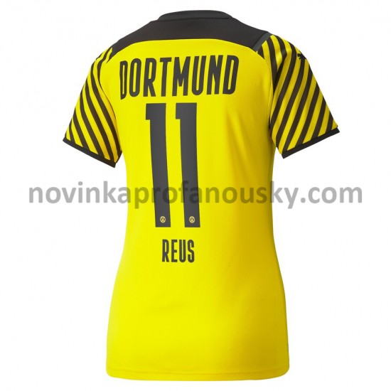 Borussia Dortmund Dres Marco Reus 11 Domácí Fotbalové Dresy pro Ženy 2021-2022
