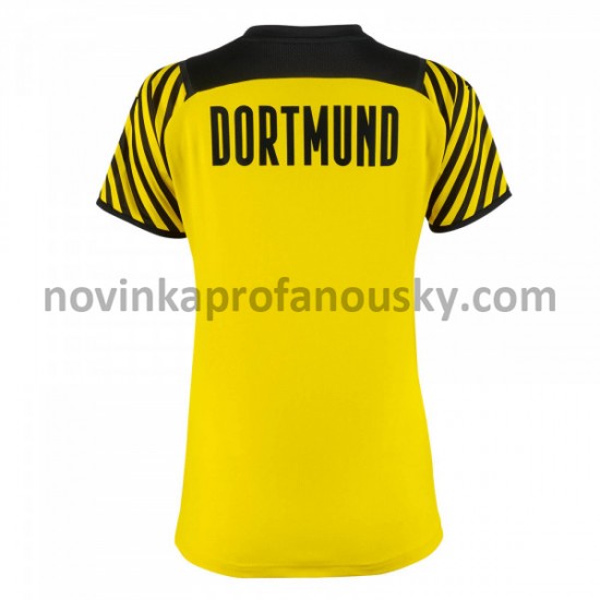Borussia Dortmund Dres Domácí Fotbalové Dresy pro Ženy 2021-2022