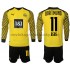 Borussia Dortmund Dres Reus 11 Domácí Fotbalové Dresy pro Děti 2021-2022 Dlouhý Rukáv