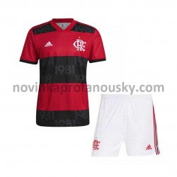 CR Flamengo Dres Domácí Fotbalové Dresy pro Děti 2021-2022
