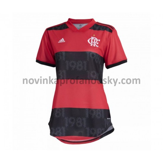 CR Flamengo Dres Domácí Fotbalové Dresy pro Ženy 2021-2022