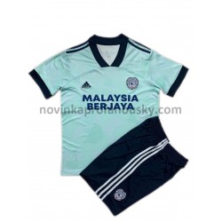 Cardiff City Dres Alternativní Fotbalové Dresy pro Děti 2021-2022