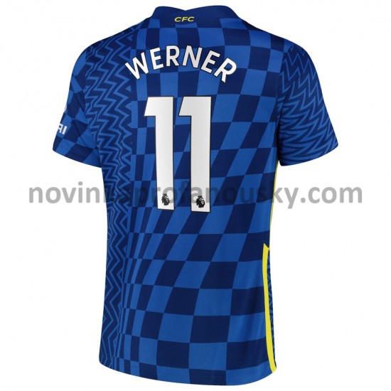 Chelsea Dres Timo Werner 11 Domácí Fotbalové Dresy pro Muže 2021-2022