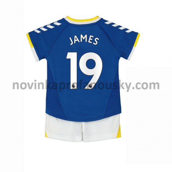 Everton Dres James Rodriguez 19 Domácí Fotbalové Dresy pro Děti 2021-2022