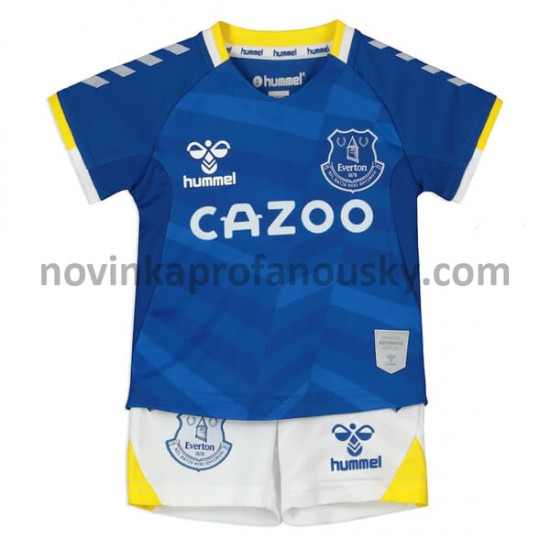 Everton Dres Domácí Fotbalové Dresy pro Děti 2021-2022