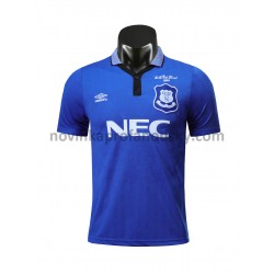 Everton Dres Retro Domácí Fotbalové Dresy pro Muže 1995