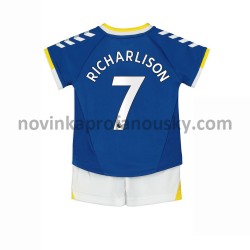 Everton Dres Richarlison 7 Domácí Fotbalové Dresy pro Děti 2021-2022