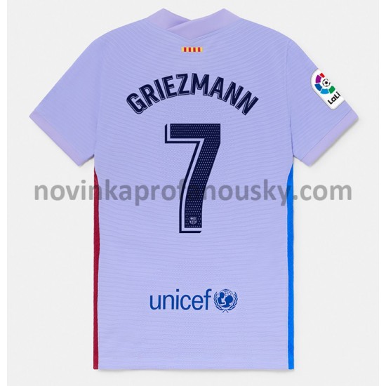 FC Barcelona Dres Antoine Griezmann 7 Venkovní Fotbalové Dresy pro Muže 2021-2022