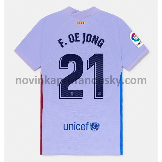 FC Barcelona Dres F.De Jong 21 Venkovní Fotbalové Dresy pro Muže 2021-2022