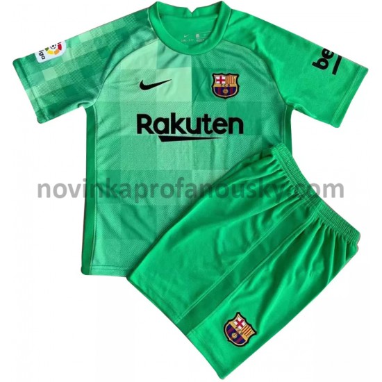 FC Barcelona Dres Brankářské Alternativní Fotbalové Dresy pro Děti 2021-2022