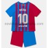 FC Barcelona Dres Lionel Messi 10 Domácí Fotbalové Dresy pro Děti 2021-2022