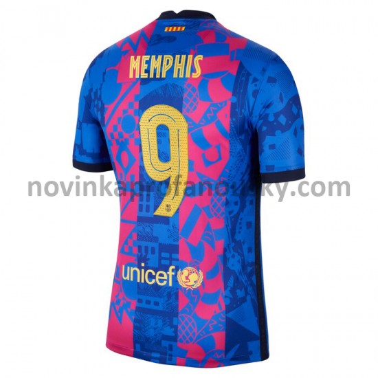 FC Barcelona Dres Memphis Depay 9 Alternativní Fotbalové Dresy pro Muže 2021-2022