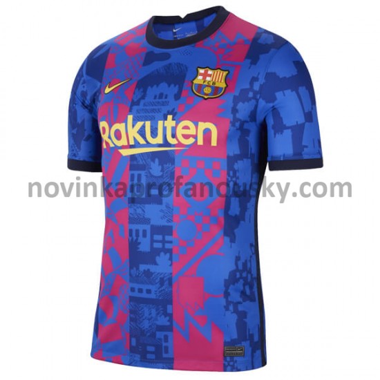 FC Barcelona Dres Alternativní Fotbalové Dresy pro Muže 2021-2022
