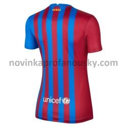 FC Barcelona Dres Domácí Fotbalové Dresy pro Ženy 2021-2022