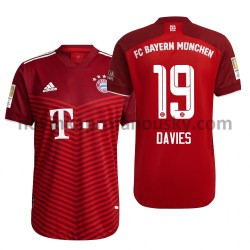 FC Bayern Mnichov Dres Alphonso Davies 19 Domácí Fotbalové Dresy pro Muže 2021-2022