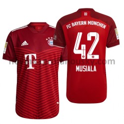 FC Bayern Mnichov Dres Jamal Musiala 42 Domácí Fotbalové Dresy pro Muže 2021-2022