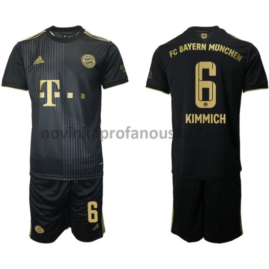 FC Bayern Mnichov Dres Joshua Kimmich 6 Venkovní Fotbalové Dresy pro Děti 2021-2022