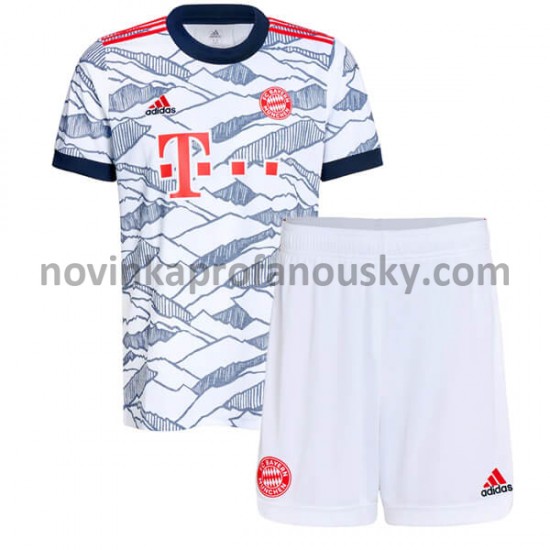 FC Bayern Mnichov Dres Alternativní Fotbalové Dresy pro Děti 2021-2022
