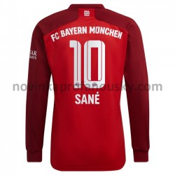 FC Bayern Mnichov Dres Leroy Sane 10 Domácí Fotbalové Dresy pro Muže 2021-2022 Dlouhý Rukáv