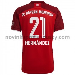 FC Bayern Mnichov Dres Lucas Hernandez 21 Domácí Fotbalové Dresy pro Muže 2021-2022