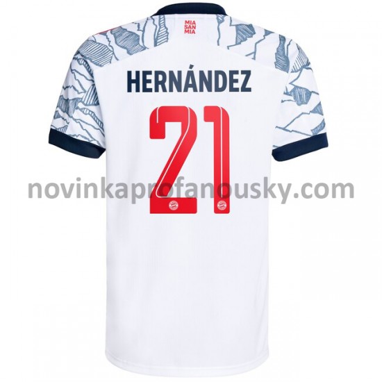 FC Bayern Mnichov Dres Lucas Hernandez 21 Alternativní Fotbalové Dresy pro Muže 2021-2022