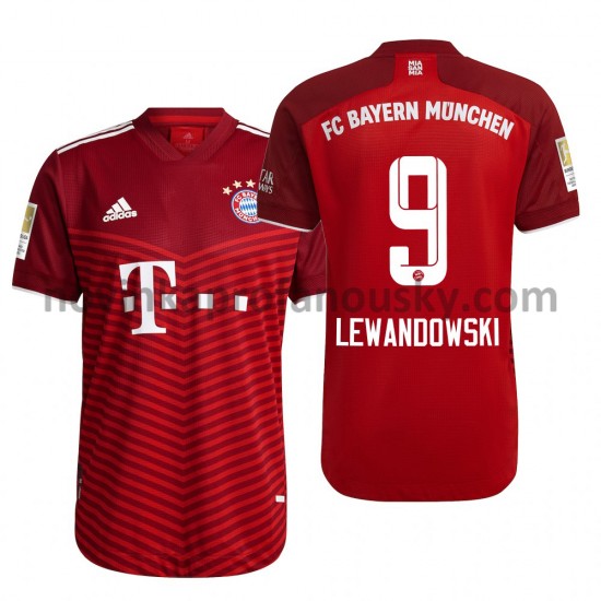 FC Bayern Mnichov Dres Robert Lewandowski 9 Domácí Fotbalové Dresy pro Muže 2021-2022
