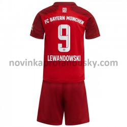 FC Bayern Mnichov Dres Robert Lewandowski 9 Domácí Fotbalové Dresy pro Děti 2021-2022