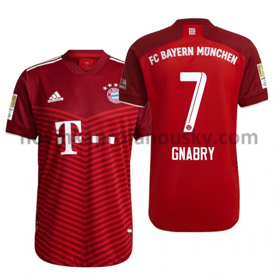 FC Bayern Mnichov Dres Serge Gnabry 7 Domácí Fotbalové Dresy pro Muže 2021-2022